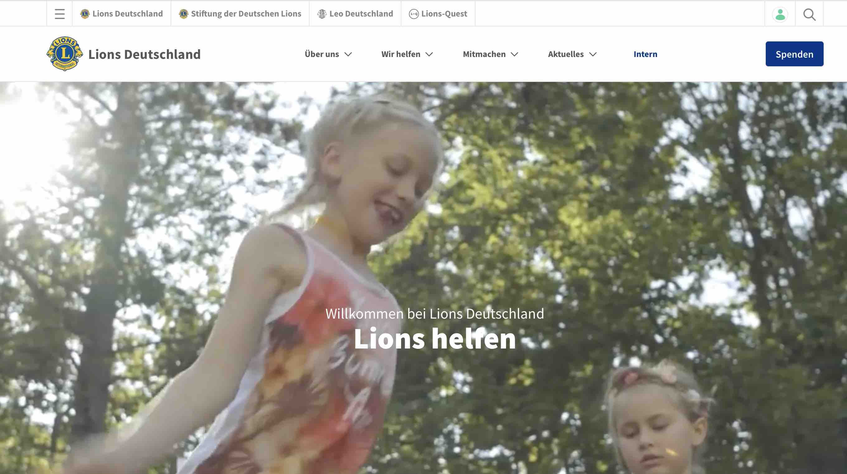 Startseite Lions Deutschland